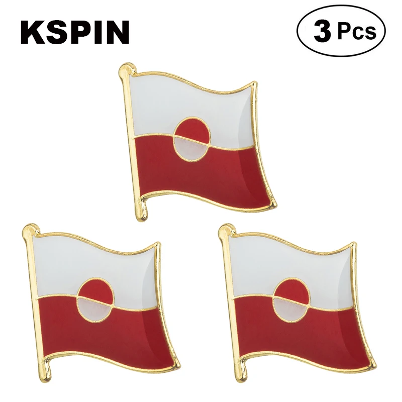 

Greenland Lapel Pin Brooches Pins Flag badge Brooch Badges