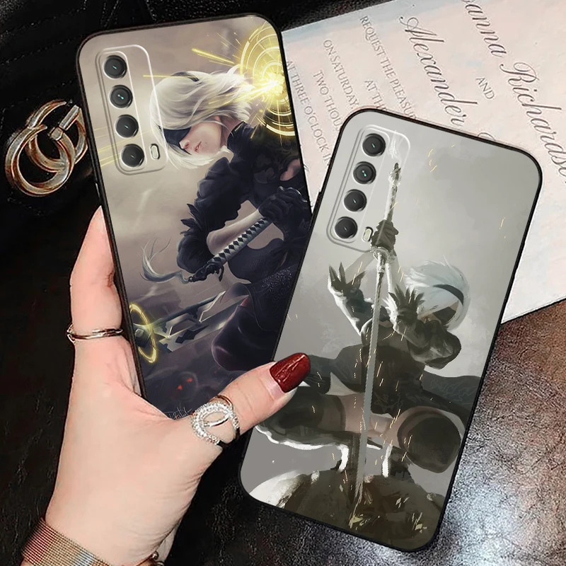 

NieR: Automata Phone Case For Huawei P Smart Z 2019 2020 2021 P40 P30 P20 P10 Lite 5G Silicone Cover Coque Carcasa Black Funda