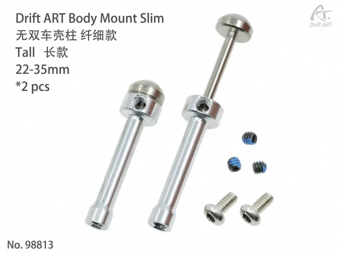 DriftART S.E. Body Mount Set for DriftART3 RC Car XRX DRZ ATM BMRC ArtDrift DB LSD Mini-Q