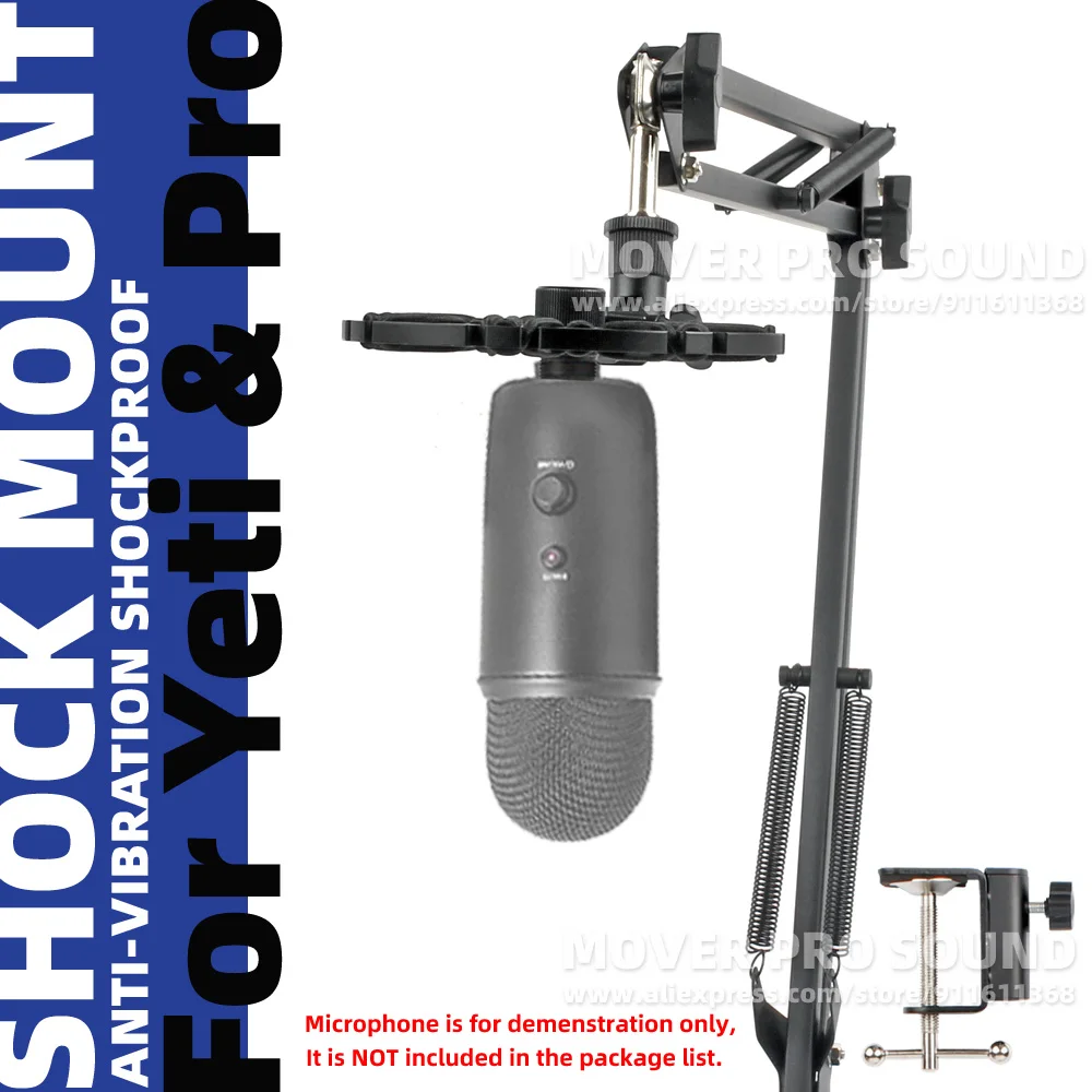 Настольный держатель для микрофона с вибрацией Blue Yeti Pro