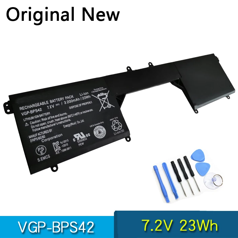 

Оригинальный VGP-BPS42 BPS42 ноутбук Батарея для SONY VAIO подходит 11A SVF11N14SCP SVF11N15SCP SVF11N18CW 7,2 V 23Wh