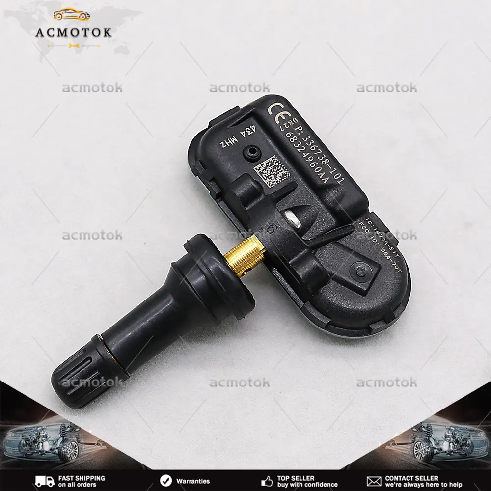 4 шт. для JEEP CHEROKEE, ОЗУ 1500, ОЗУ 1500, ОЗУ 2500, ОЗУ 3500, система контроля давления в шинах 434 МГц, 68324960AA, 68249201AA, TPMS 4 шт. для JEEP CHEROKEE, ОЗУ 1500, ОЗУ 1500, ОЗУ 2500, ОЗУ 3500, система контроля давления в шинах 434 МГц, 68324960AA, 68249201AA, TPMS