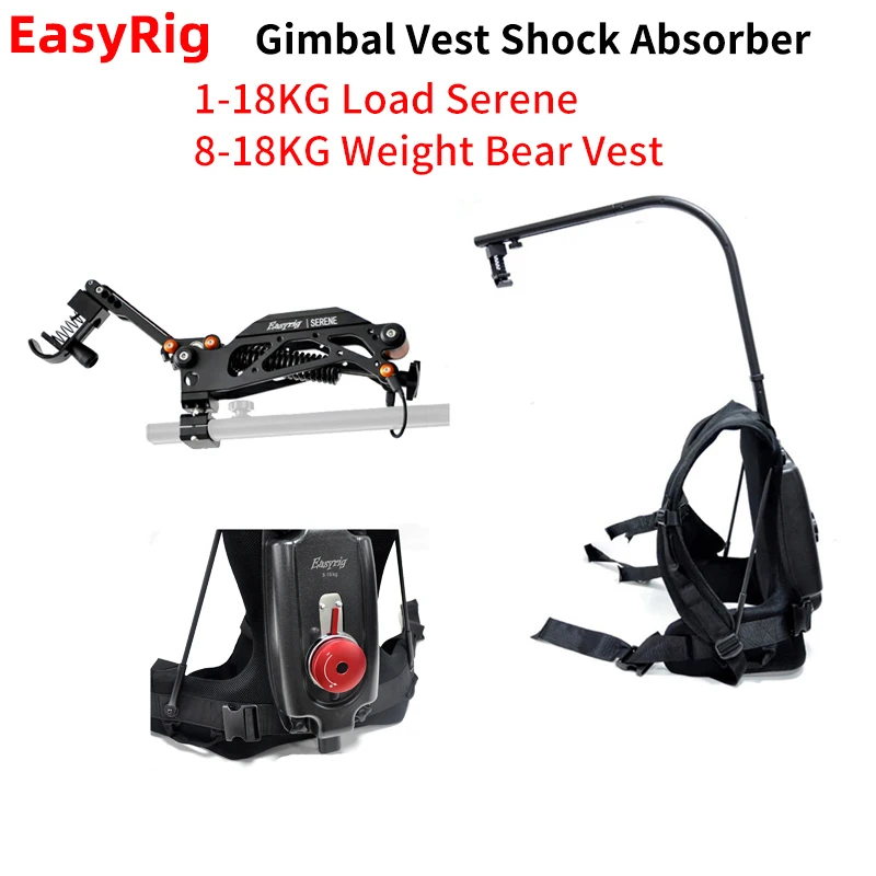 EASYRIG 8-18 кг опорный карданный жилет амортизатор комплект для DJI RS 2/RSC 2 Ronin RS2 для RS 3 / RS 3 MINI