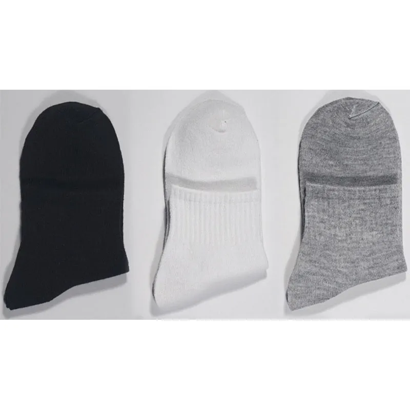Medium Tube Socks, Thin Socks, Men's Solid Color Breathable Summer And Autumn Casual Sports Socks, Polyester Cotton Business Soc