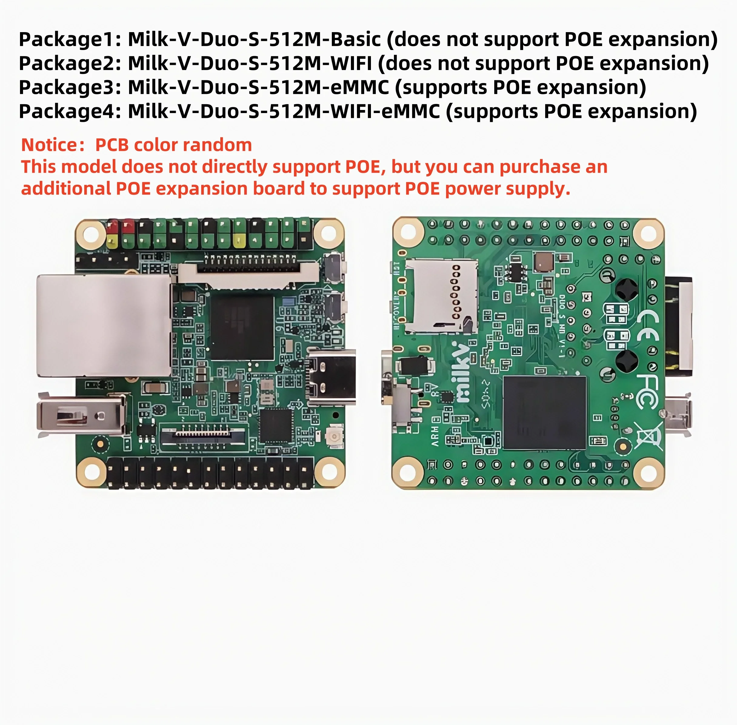 Плата разработки BoMaSMilk-V Duo S, система Linux Rtos, Smart SG2000, RISC-V, WIFI, Bluetooth (art.: 3920dc4662200) - 3920dc4662200