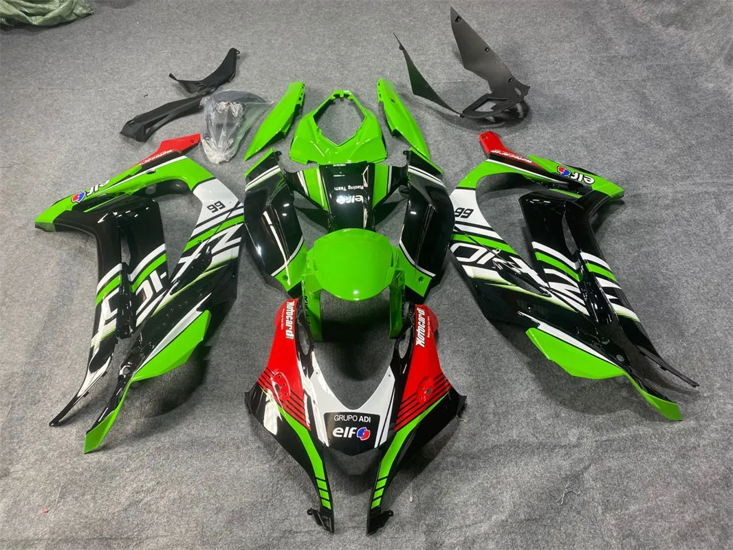 

Новый комплект обтекателей для мотоцикла из АБС-пластика, подходит для Kawasaki Ninja ZX10R 2016 2017 2018, цвет темно-зеленый