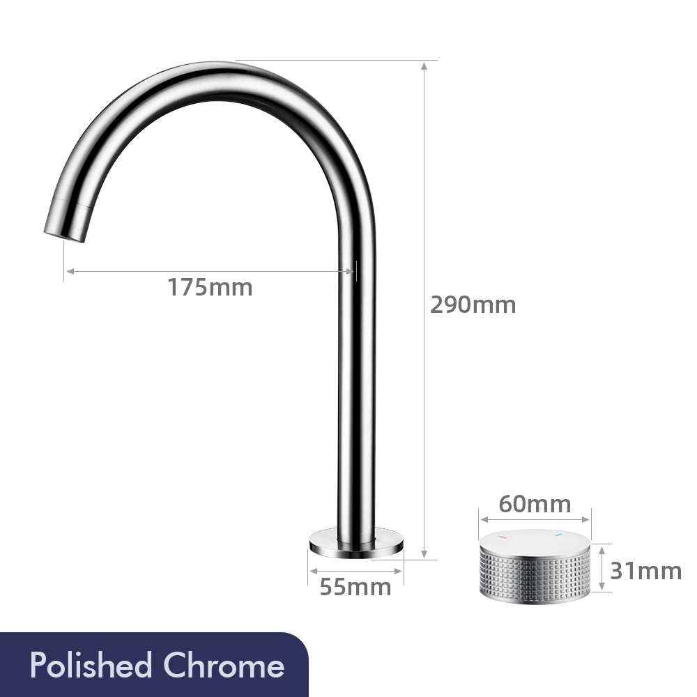 

Смеситель для раковины Bagnolux Gunmetal