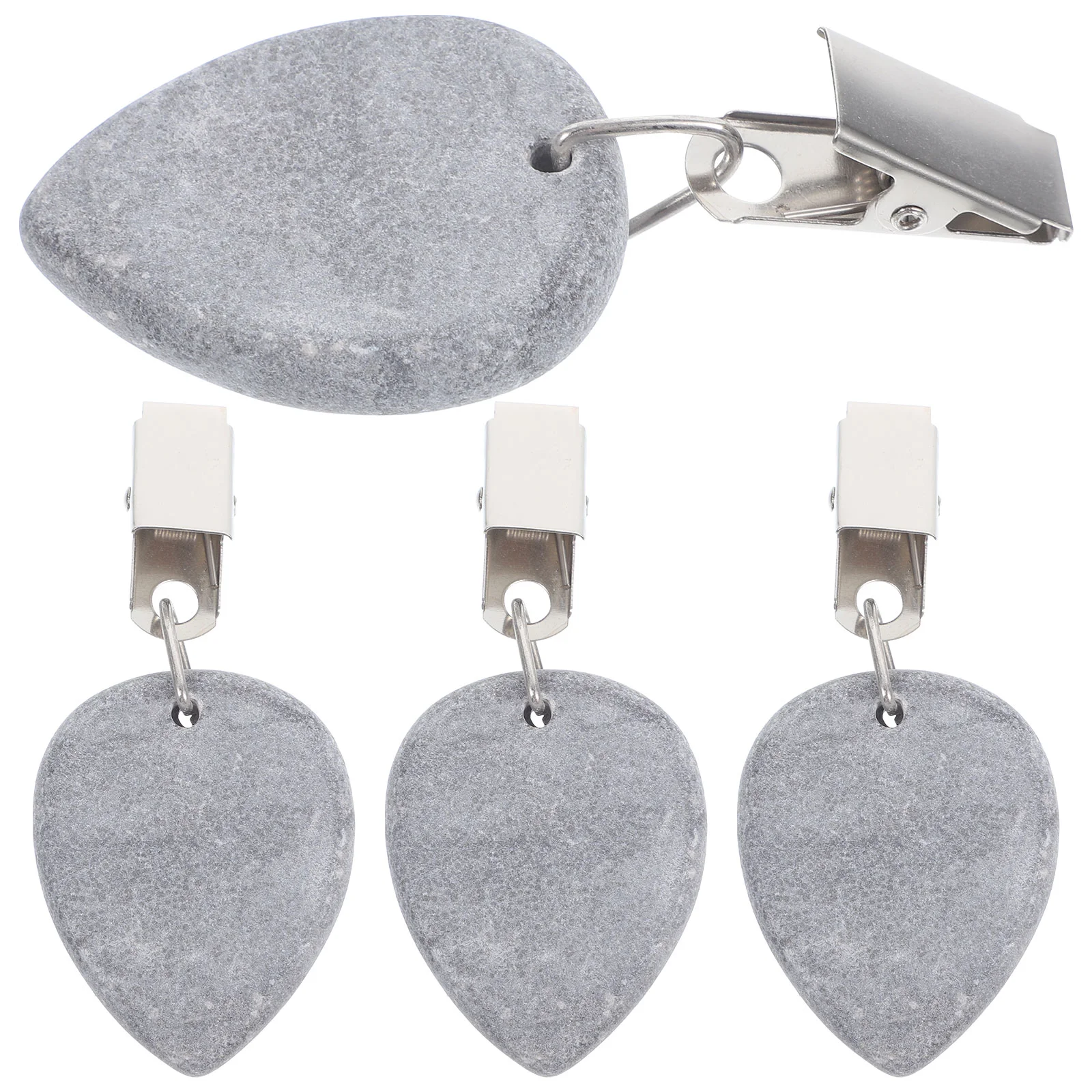 

4pcs Outdoor Tablecloth Weight Decorative Marble Tablecloth Weight Clip Anti-skid Tablecloth Weight