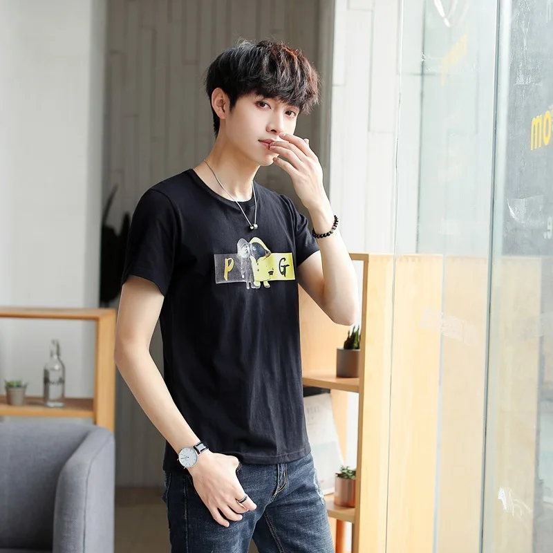 

11078 Size 5XL Tee Shirt Homme Summer Short Sleeve Casual Men's T Shirts Male TShirts Camiseta Tshirt Homme