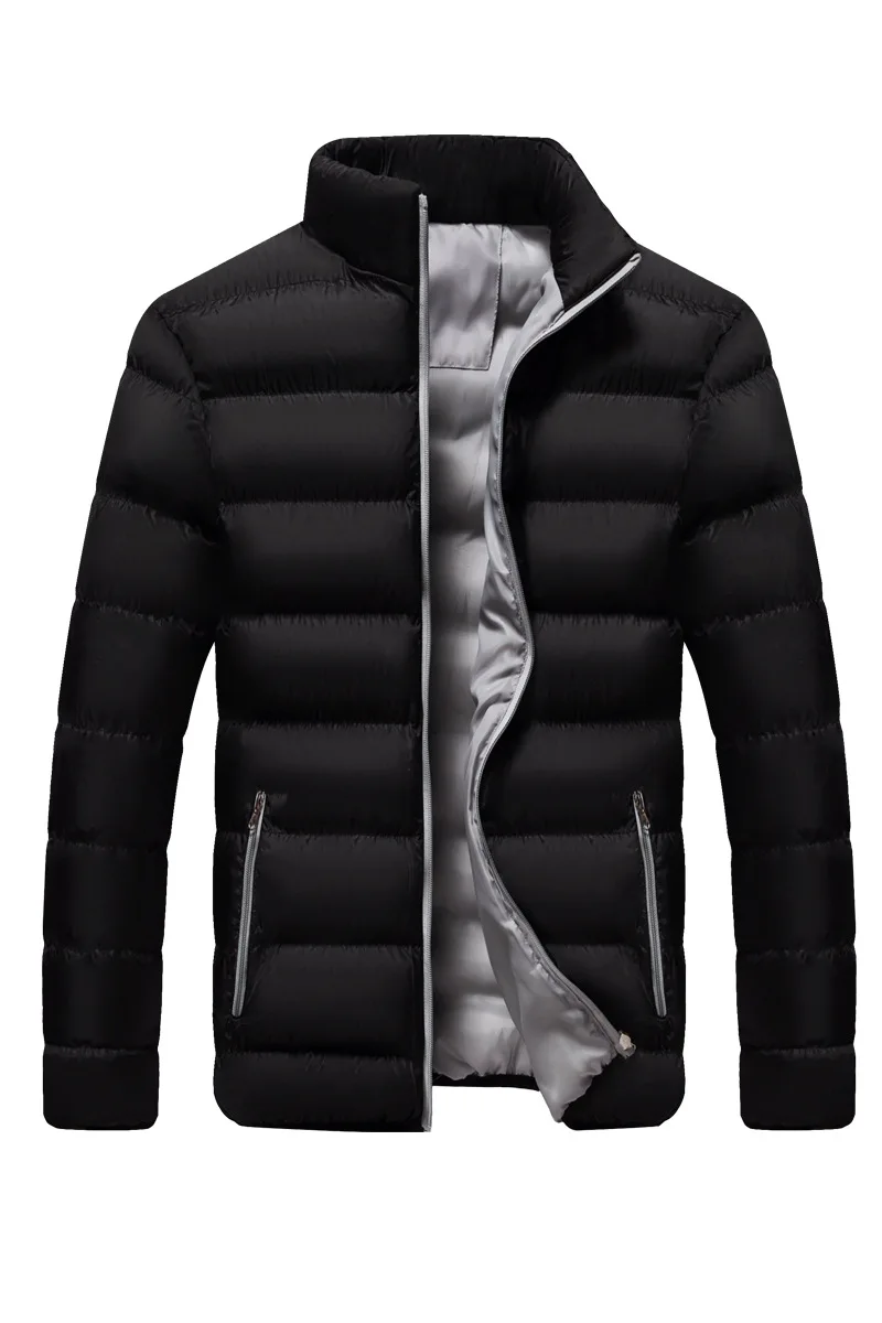 2022 Winter Youth Leisure Sports Slim Fit Bread Coat Thickened Cotton Shirt Foreign Trade Men's Coat