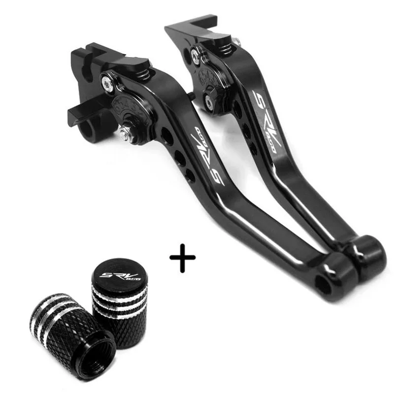 

For Aprilia SRV850 SRV 850 2012-2020 2018 2019 Motorcycle Accessories Brake Clutch Levers Tire Value Cover Cap LOGO SRV850