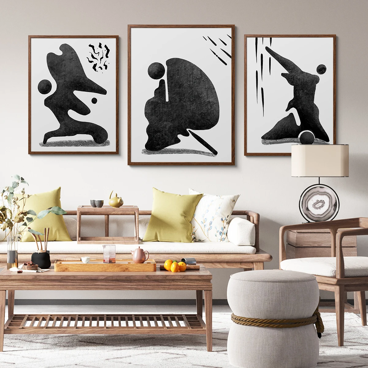 

Abstract Colorless Minimalist Wall Art Print Paper Canvas Painting Nordic Wall For Living Room Wall Decor Decoration