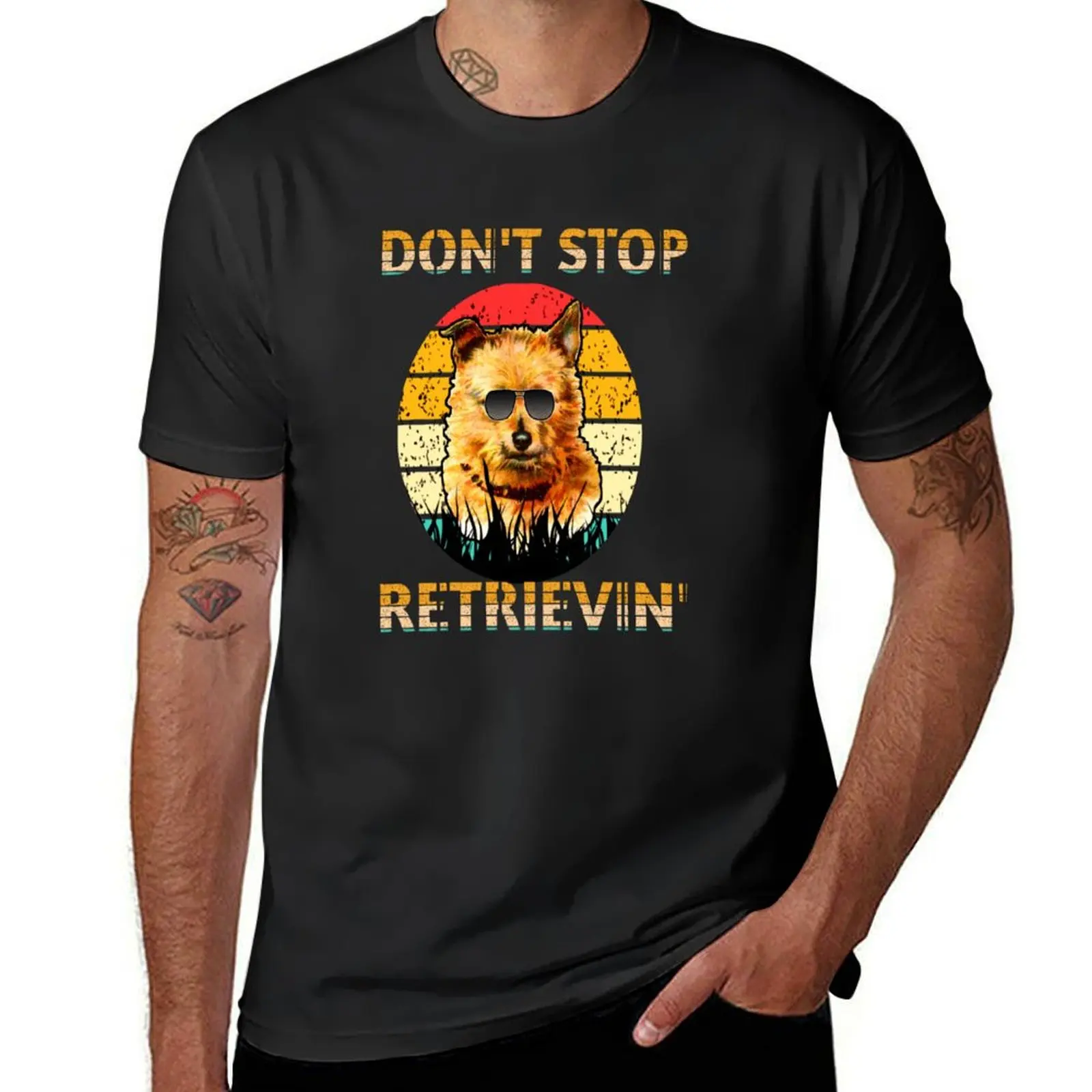 Дизайн футболки с надписью Don't stop футболка винтажная одежда для любителей