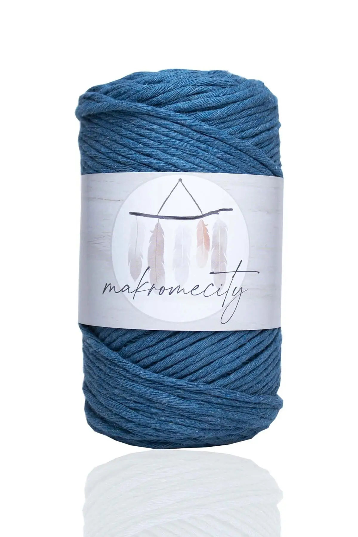 

Agricultural macrame rope 3mm taranable cotton macramame jeans blue 250 + + m mesh rope hobby supplies & entertainment life