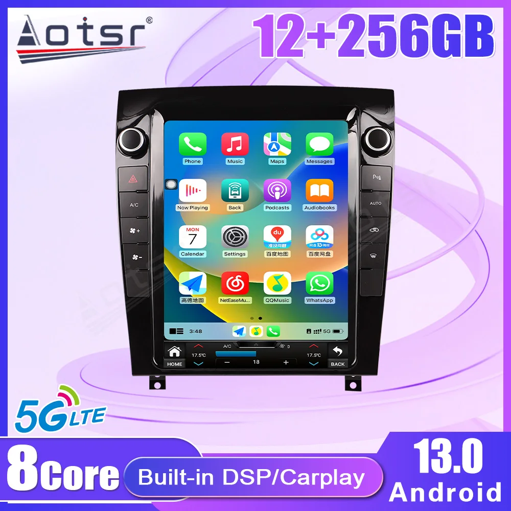 9 7 &quot256G Android 13 0 Tesla screen для Jaguar F-TYPE Car GPS навигация мультимедийный плеер радио авто