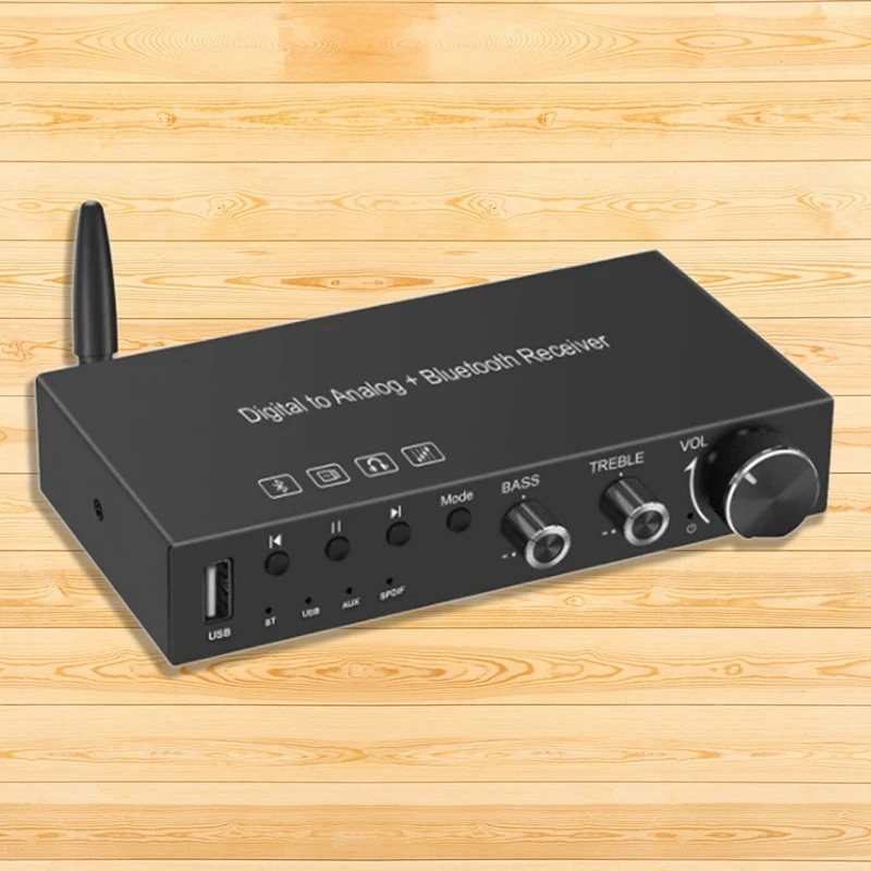 USB 192 кГц DAC цифро-аналоговый преобразователь с усилителем для наушников