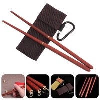 1 pair outdoor folding wooden chopsticks portable dinnerware tableware practical picnic foldable chopsticks