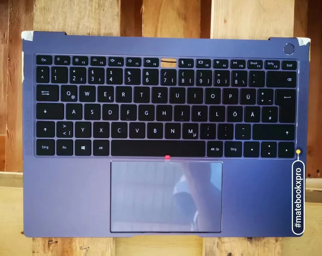 Новый оригинальный упор для рук с подсветкой британская клавиатура C чехол Huawei