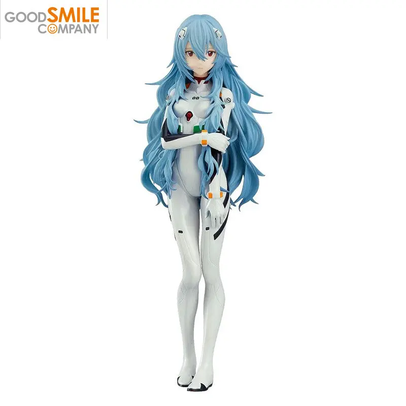 

IN Stock Good Smile Pop Up Parade Eva Ayanami Rei Neon Genesis Evangelion Long Hair GSC Original Action Figure Kawaii Model Toys