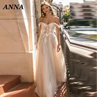 Женское свадебное платье It's yiiya, белое пляжное платье с открытыми плечами и цветочной аппликацией на лето 2022