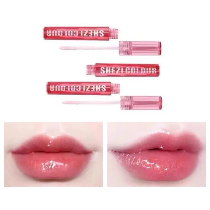 

Color Liquid Lip Gloss Crystal Transparent Diamond Lasting Moisturizing Hydrating Nourishing Glass Lips Shiny Lip Gloss
