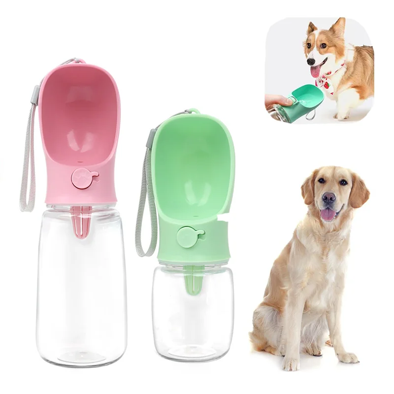 

Portable Dog Water Bottle Bowl Outdoor Water Fountain Puppy Pet Travel Water Bottle Small and Large Dog Supplies