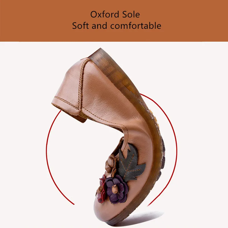 Oxford Flats for Women Genuine Leather Loafers Women's Flat Shoes 2022 Fashion Soft Oxford Shoes Woman Flats Mom Leather Shoes