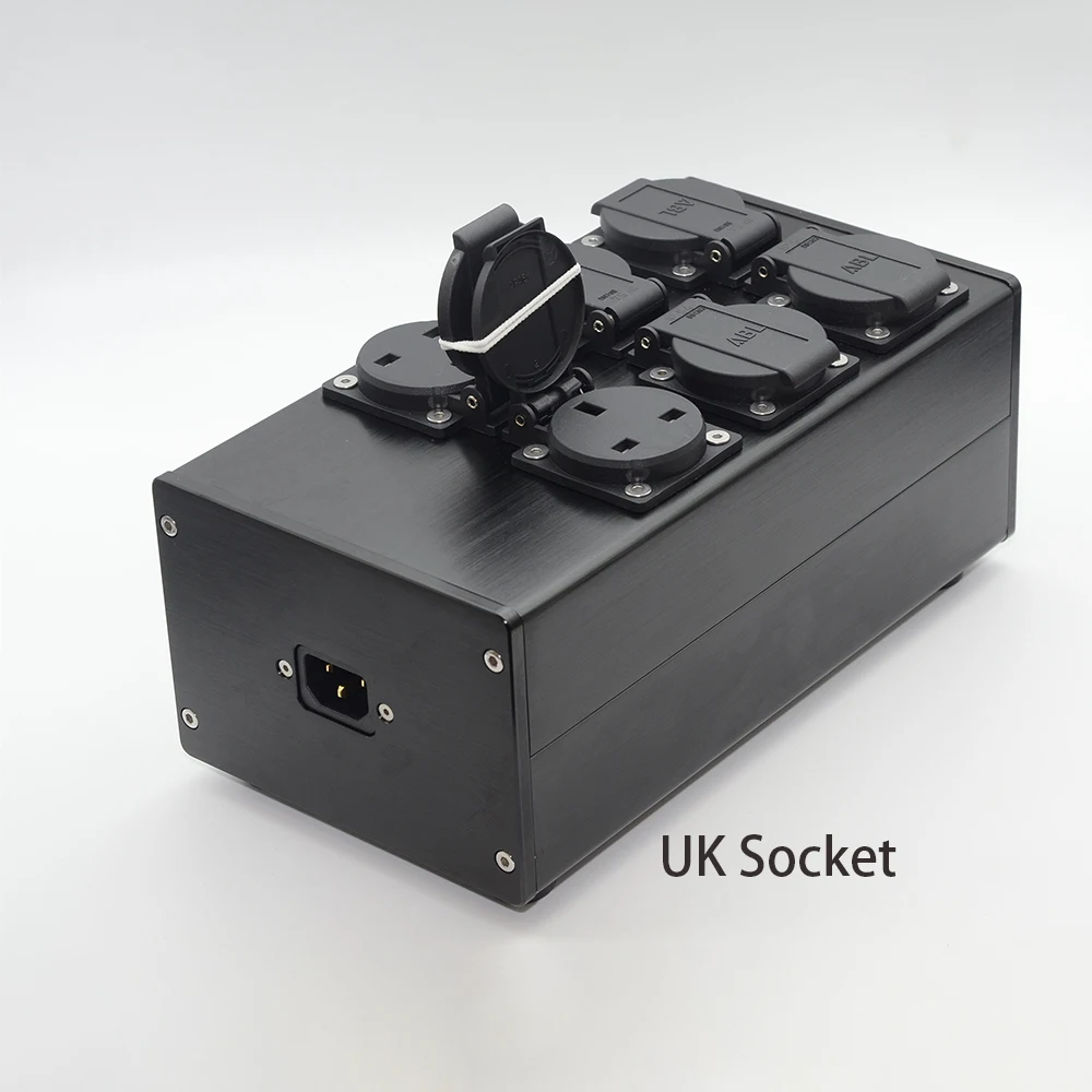 Алюминиевый разветвитель питания для США Великобритании ЕС розетка