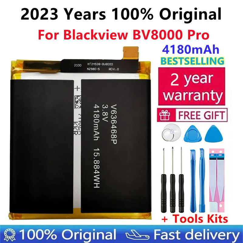 100% Original New Battery For Blackview BV6000 BV6000S BV7000 BV8000 BV9000 Pro Batterie Bateria Phone batteries +Free Tools