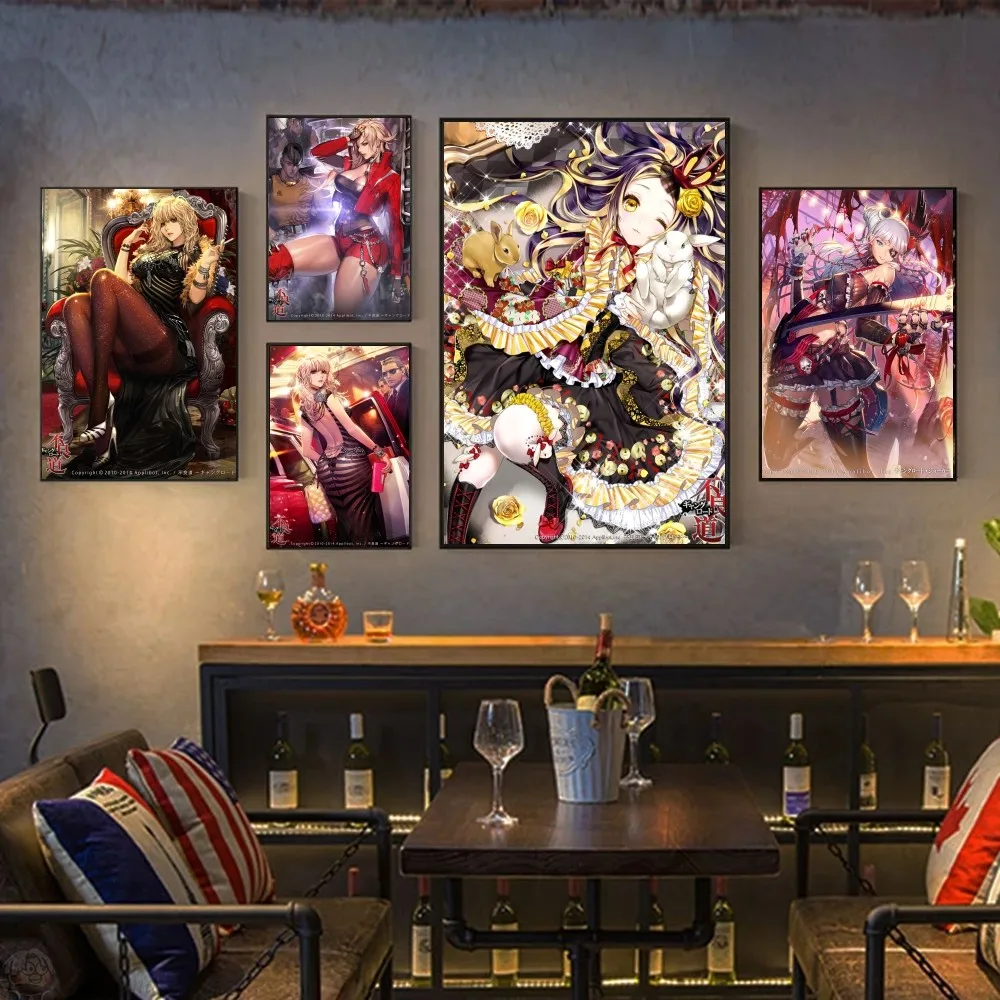 F-Furyou Michi Gang плакат с изображением дороги плакаты Наклейки художественные