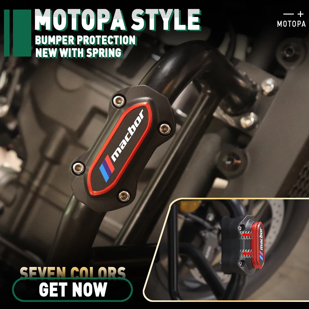 

Для Macbor Монтана XR5 2019-2023 с пружиной, защита Бампера двигателя, декоративный защитный блок для демонтажа Монтана XR5