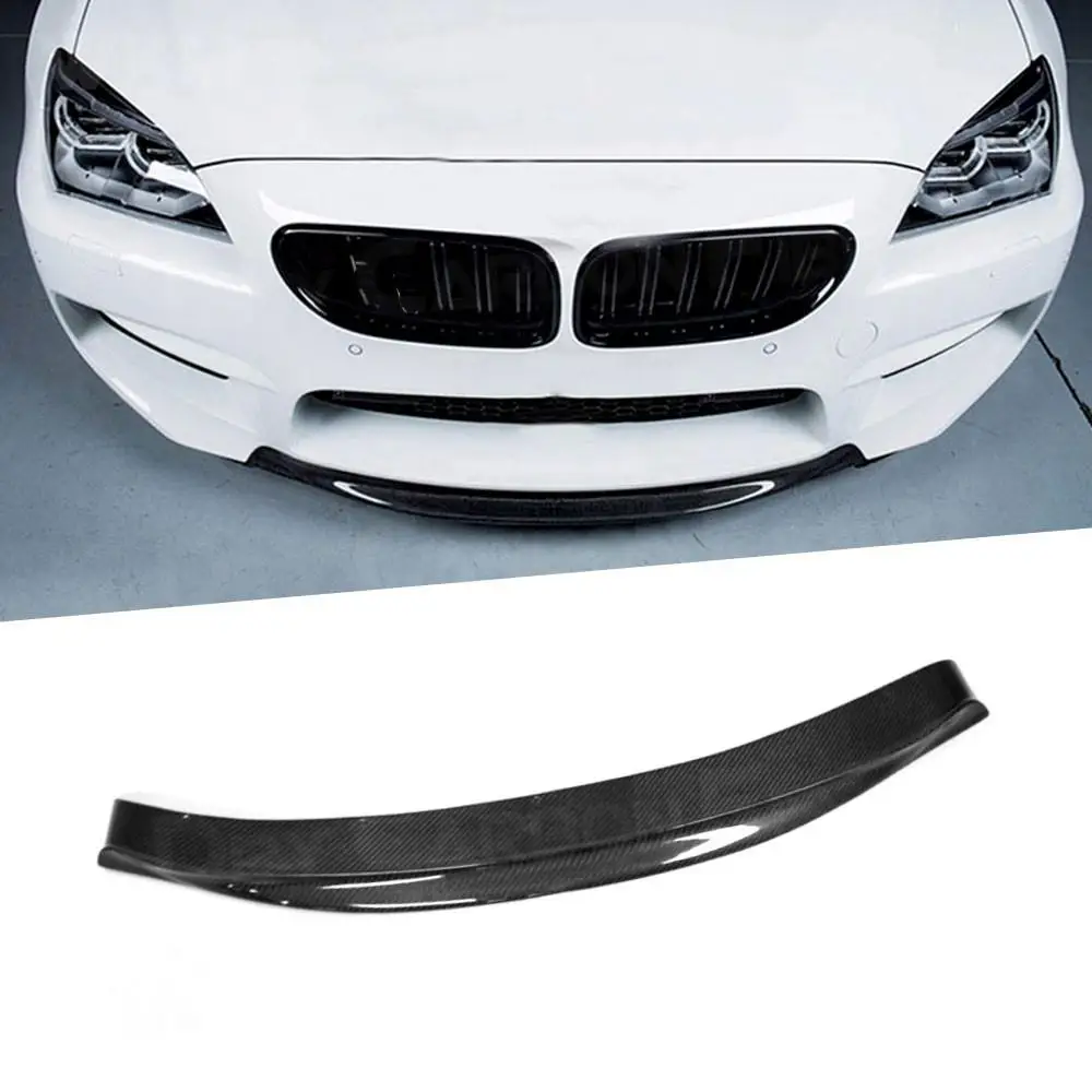 

For 6 Series Carbon Fiber Front Bumper Lip Spoiler for BMW F06 F12 F13 M6 2013 - 2018 Front Chin Spoiler Car Styling FRP