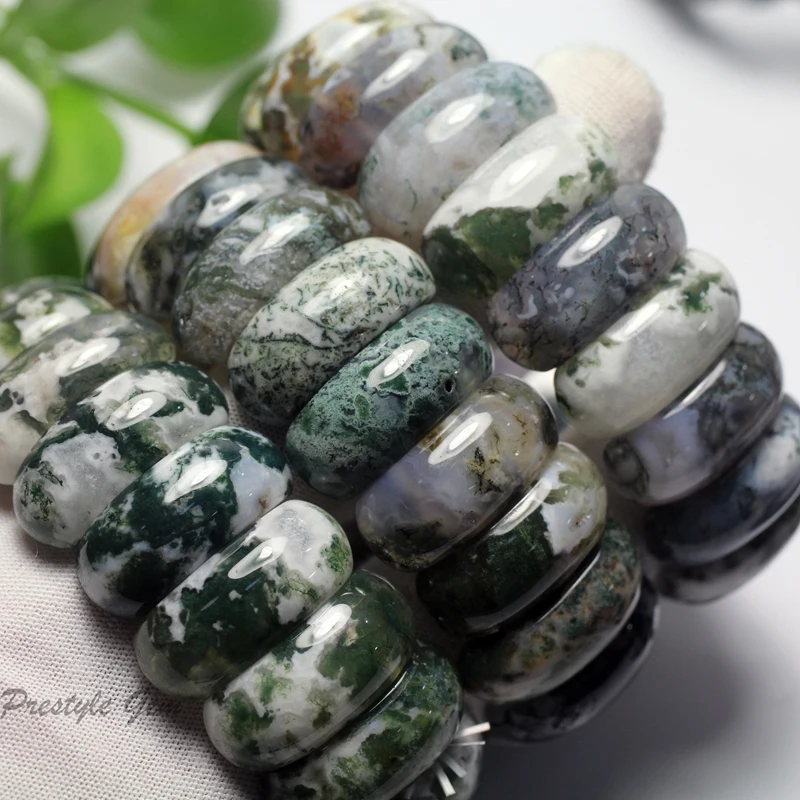 

Meihan Природный мох, агат, браслет 10*25*8, искусственные бусины для изготовления ювелирных изделий, дизайн «сделай сам», браслет, ожерелье