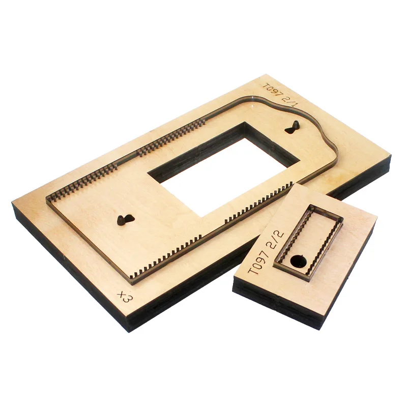 Японское стальное лезвие сделай сам трафарет для деревянных штампов кожевенного