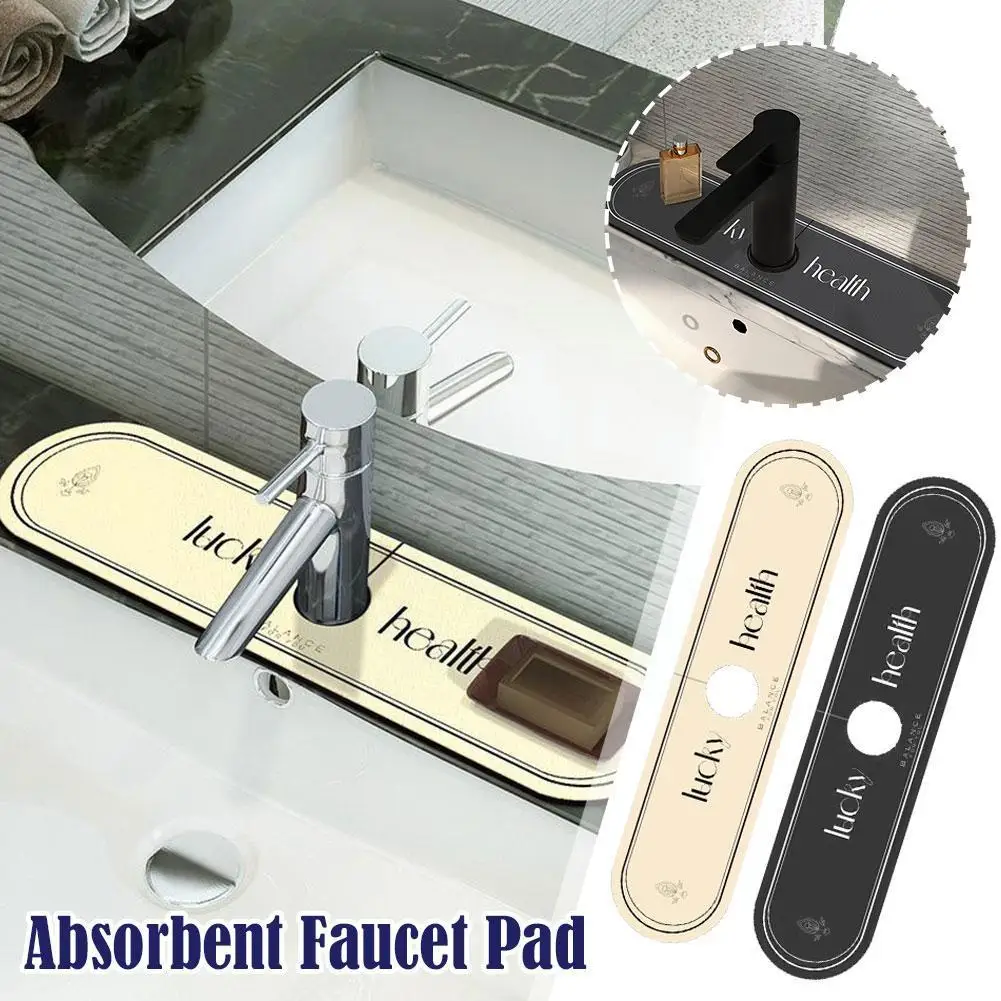 

Super Absorbent Faucet Pad Toilet Splash-proof Pad Anti-slip Dry Hand-washing Waterproof Moisture-proof Pad Typhoon Drainag M4w6