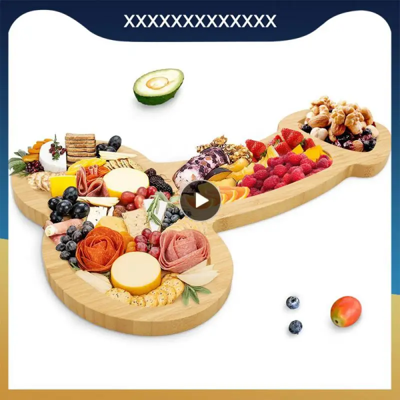 

Charcuterie Board Engraving Thickened Material Chopping Board Tray Tableware Bamboo Tableware Solid And Practical Storage Tray
