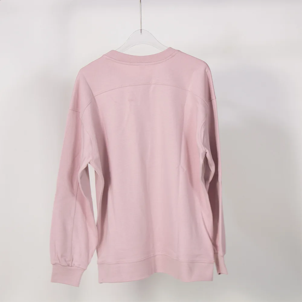 Lulu Yoga Sweatshit Wear Autumn Ladies Casual Loose Sweater Sports Round Neck Long Sleeve Outerwear Women's Coat Running Jackets