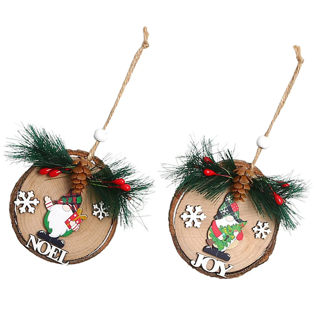 

Christmas Tree Hangingdecoration Decorations Door Sign Wreath Ornaments Gnome Pendant Ornament Decor Front Plaque Wooden Gifts