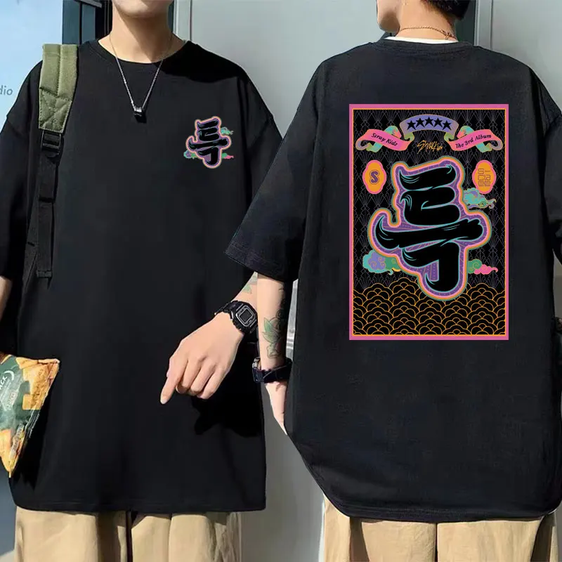

Art Aesthetic Kpop Stray Kids 5 Star Korea Fashion Music Album Graphic Tshirt Men Oversized Cotton T-shirts Unisex Streetwear