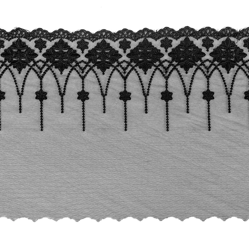 Мягкая марлевая кружевная отделка с вышивкой хлопчатобумажная лента сделай сам