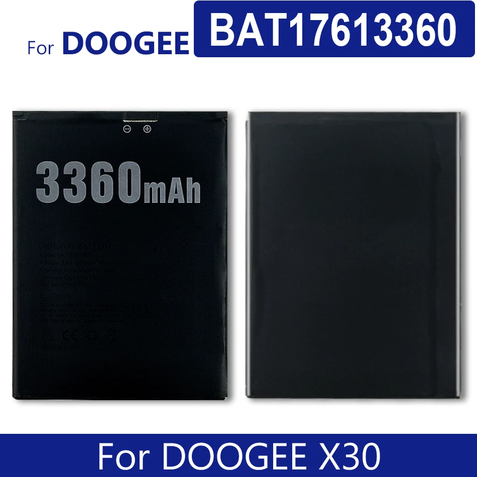 Аккумулятор BAT17613360 Для DOOGEE X30 аккумулятор 3360 мАч с трековым кодом