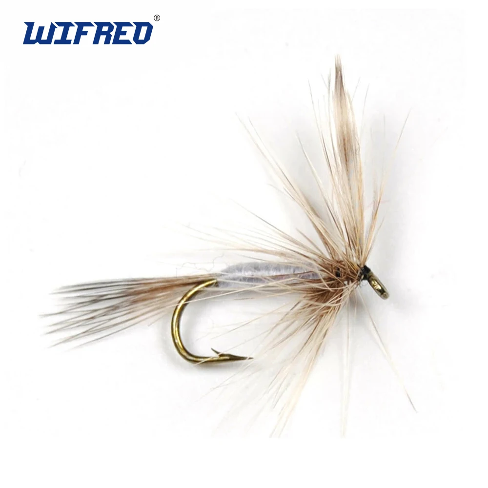 

Wifreo 10PCS #10 Fly Fishing Trout Fishing Dry Hook May Fly