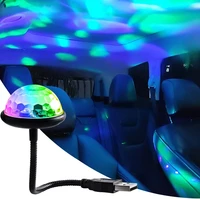led car colorful ball light usb rgb atmosphere roof projector car dj birthday party bedroom decoration voice control strobe lamp