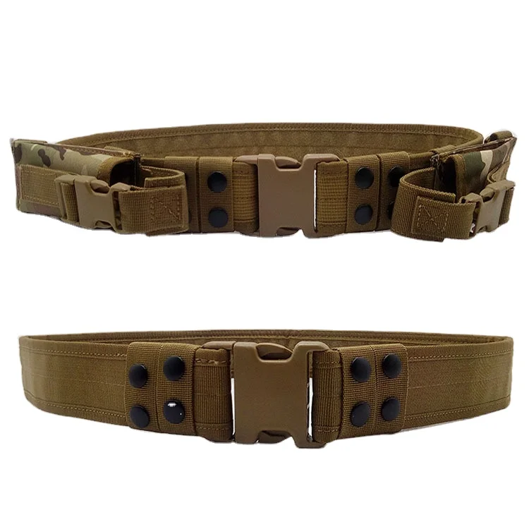 1pcs Men's Belt Army Outdoor Hunting Tactical Multi Function Combat Survival High Quality Marine Corps Canvas For Nylon Male
