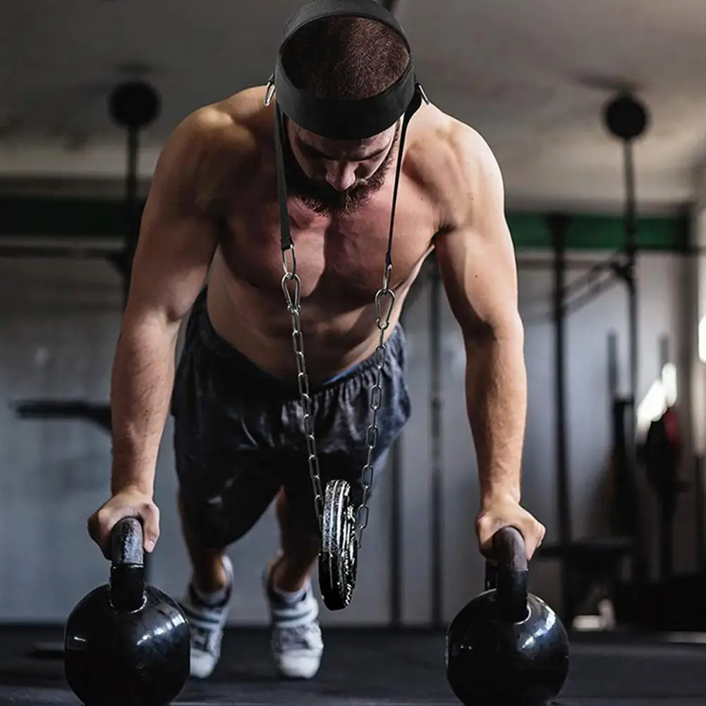 

Head Neck Harness Adjustable Strength Trainer Comfortable Neck Exercise Head Strap for Workout Equipment