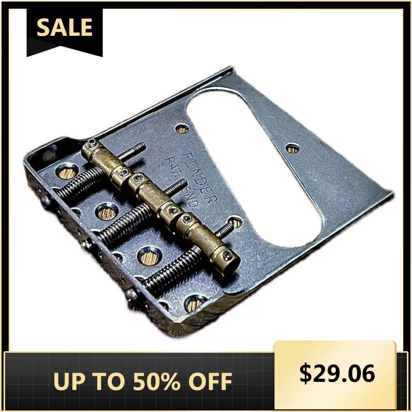 

Hand Made the Tele Electric Guitar Bridge, Hand Polished and Made the Old Retro Style Bridge