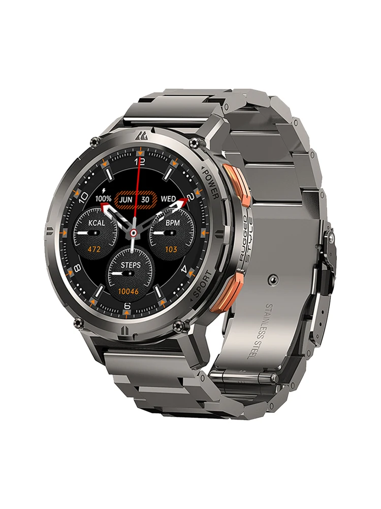 Original KOSPET TANK T2 Ultra Smartwatches For Men Watches AMOLED AOD Smartwatch Bluetooth Call Electronic Men's Smart Watch