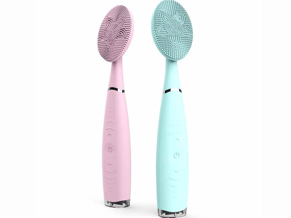

Beauty Custom Portable Electric Face Pore Cleaner Beauty Care Silicone Facial Cleansing Brush Waterproof Perawatan