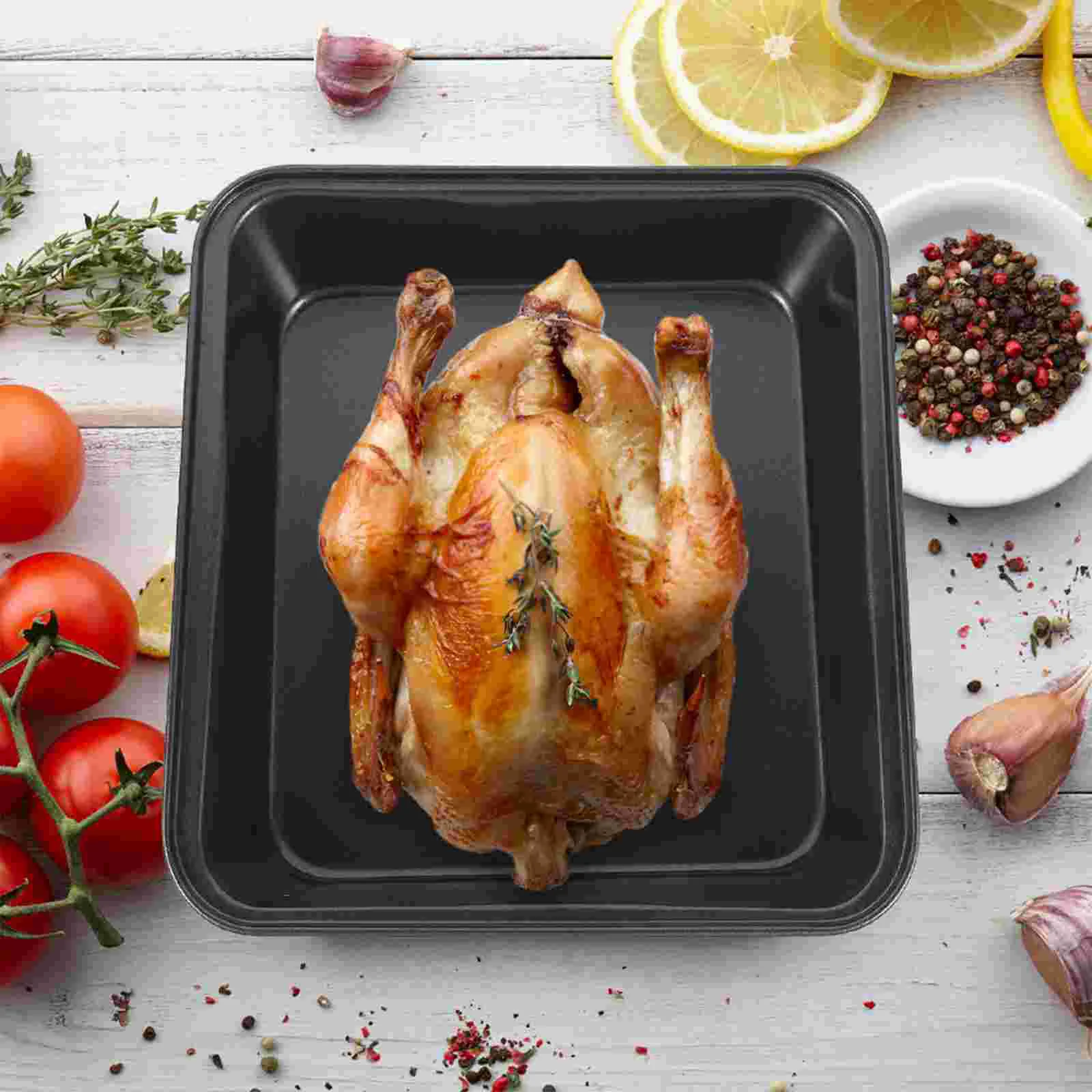 

Household Nonstick Roasting Tray Baking Pan Fish Baking Tray Pizza Baking Pan