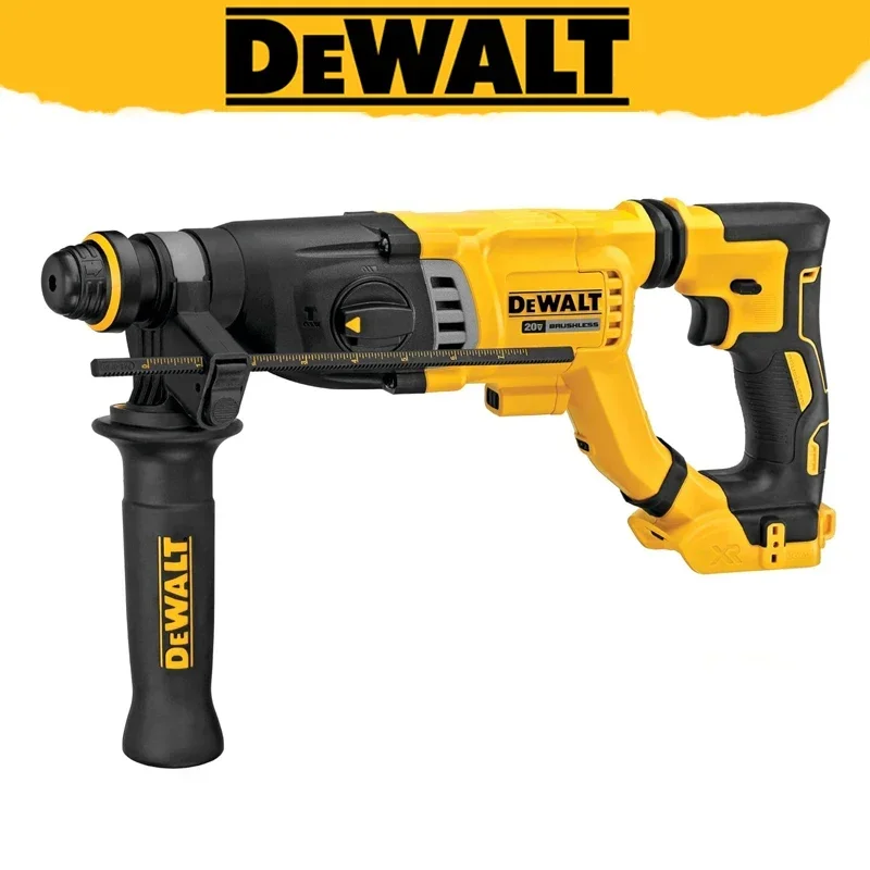 Фото DEWALT DCH263 20 В бесщеточный аккумуляторный молоток SDS PLUS D-образная ручка роторный электрический молоток настенная дрель для бетона электроинструменты №2